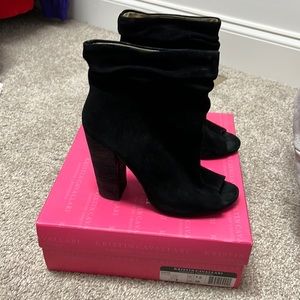Black ankle boots